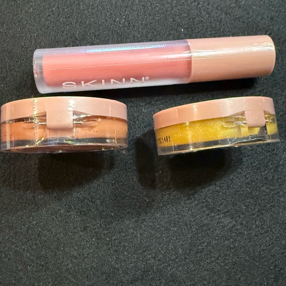 SKINN Lip Tint Duo- “Nudist & “Happy Hour” and Velvet Lip “Soft Rose” NEW/SEALED - Picture 10 of 11